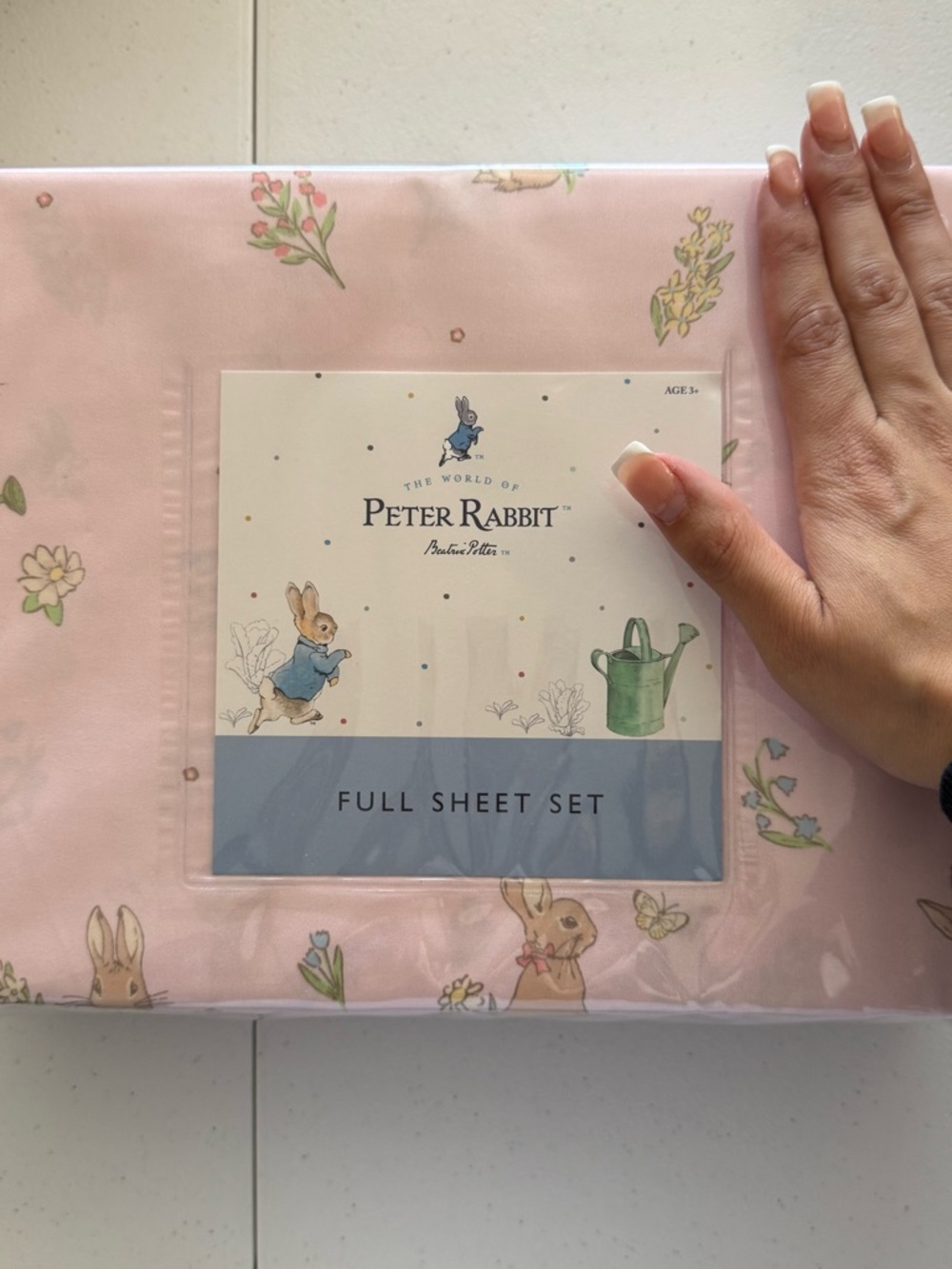 Peter Rabbit Full Sheet Set - Pink - Picture 2 of 2